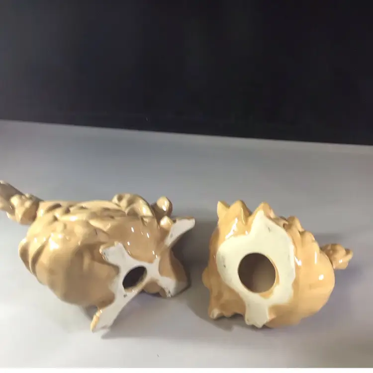 Vintage Ceramic Rooster And Hen