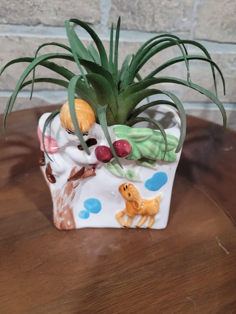 Planter Hand Painted, Japan