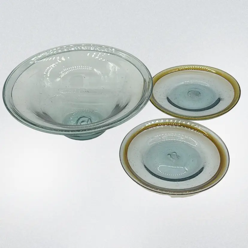 SALE! Bowl /Plates 11”W x 4”H (bowl); 8”W (plates)