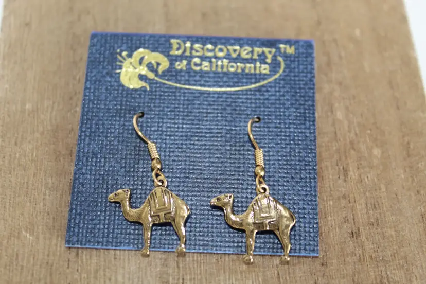 Discovery Of California Camel Dangle Earrings