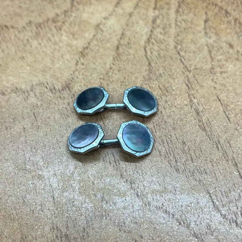 Vintage Mother Of Pearl Cufflinks