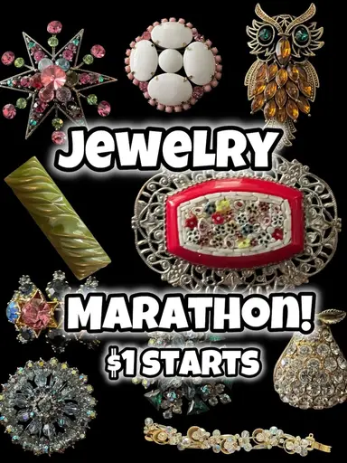 Bakelite, Micro Mosaics, Rhinestones, Dichroic Glass