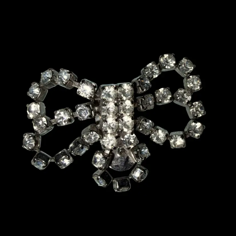 S.G. Dor Pat Pend Rhinestone Clip