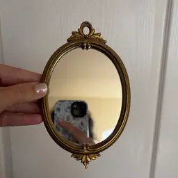 Vintage Small Gold Framed Mirror