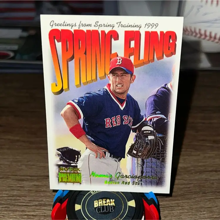 Nomar Garciaparra 1999 Fleer Skybox Premium Spring Fling Insert Boston Red Sox