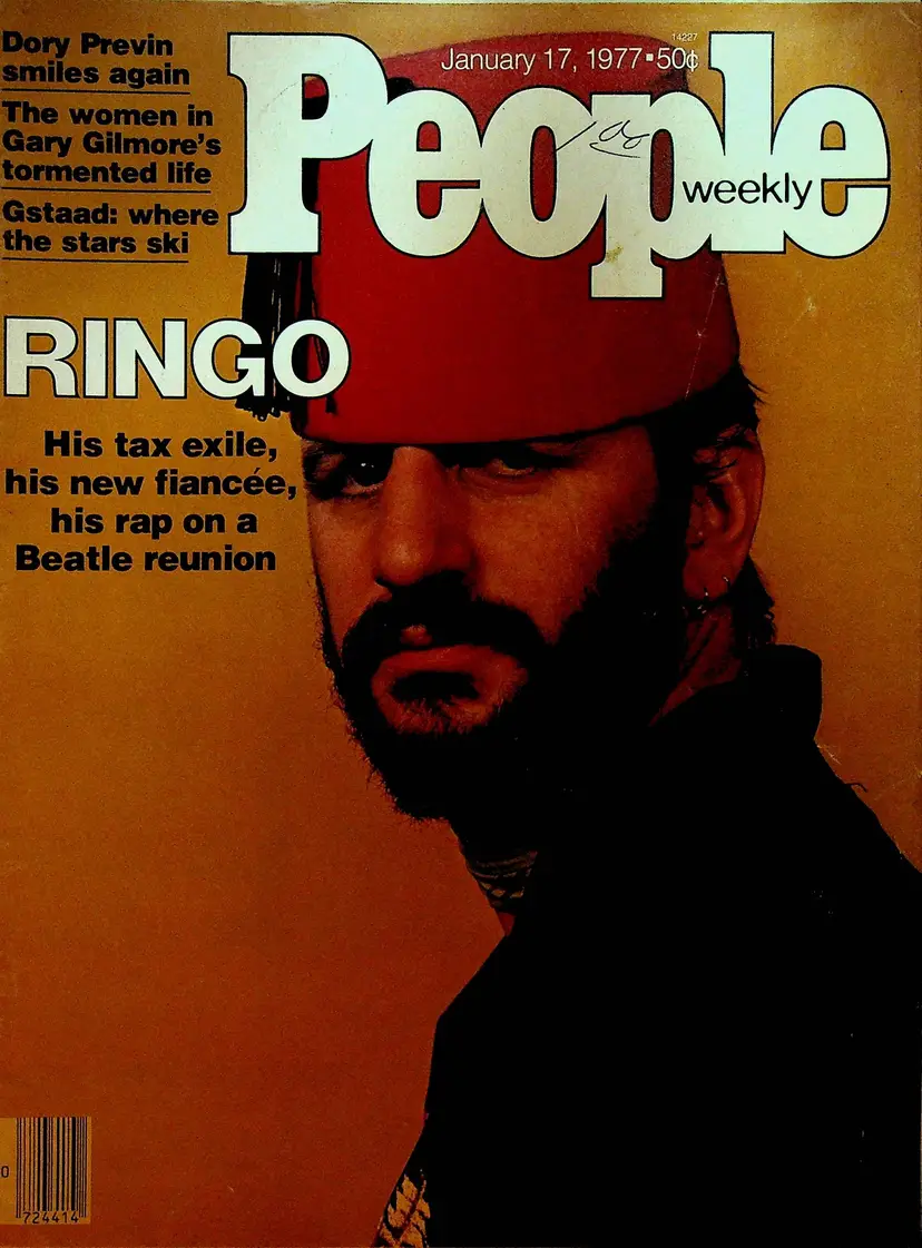 People Magazine January 117 1977 Ringo Starr Gary Gilmore
