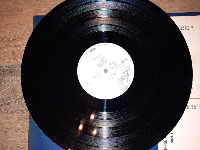 Joni Mitchell- BLUE Vinyl record album Radio Station Promo