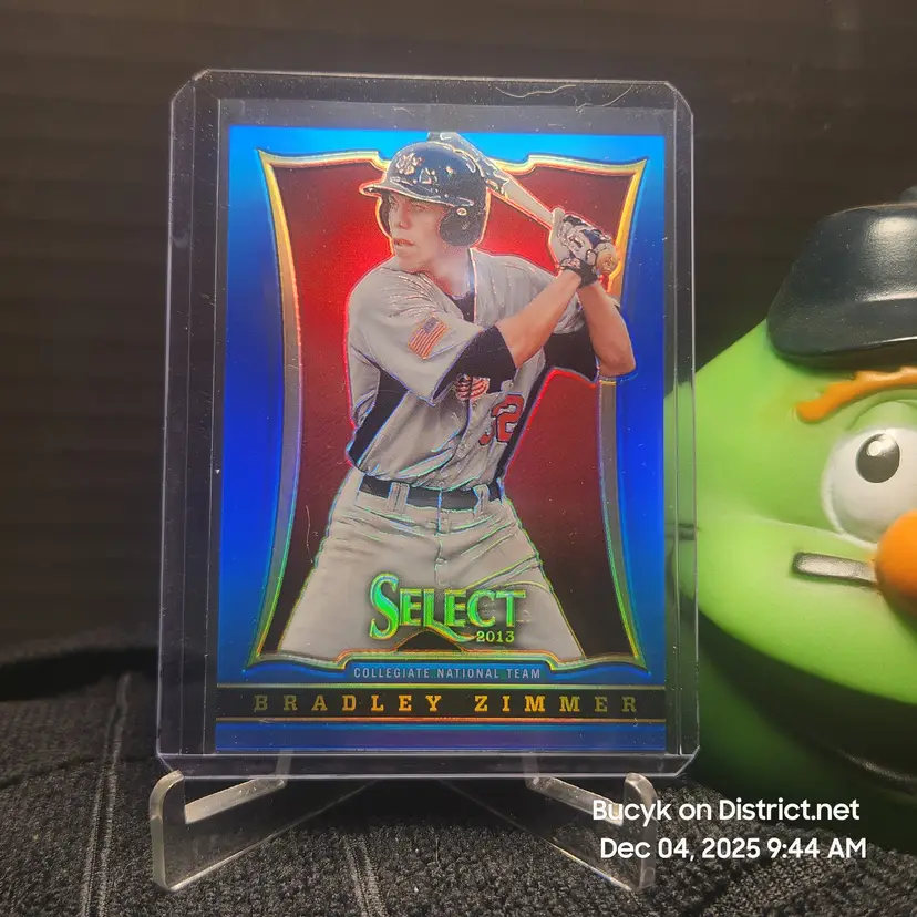 2013 Select Team USA - Bradley Zimmer Cleveland Guardians 168/199