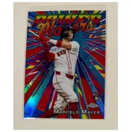 Marcelo Mayer RC Chrome Power Players Boston Red Sox