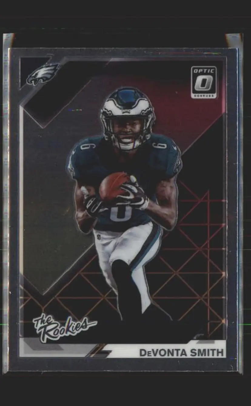DeVonta Smith 2021 Donruss Optic #TR-5 The Rookies - (139) - Philadelphia Eagles
