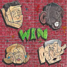 Lie Cheat Kill Steal - RTJ Presidential Homage Painting