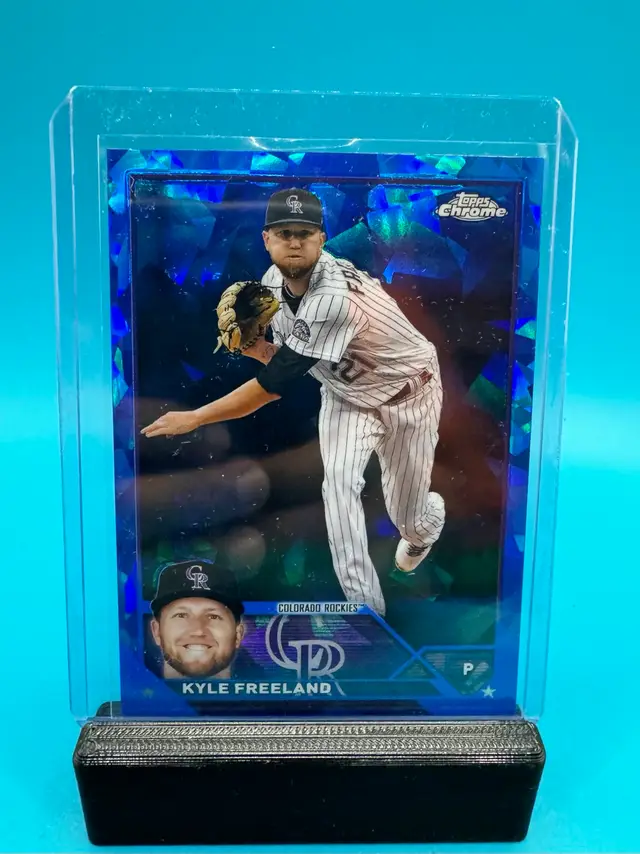 Kyle Freeland Topps Chrome Sapphire Colorado Rockies