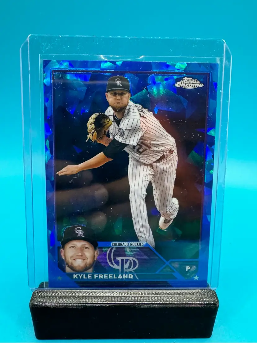 Kyle Freeland Topps Chrome Sapphire Colorado Rockies