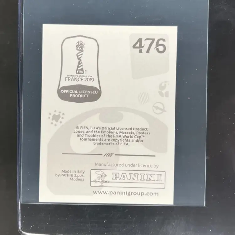 Stina Blackstenius 2019 Panini Women’s World Cup Sticker Sweden Soccer Card