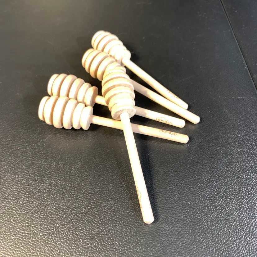 5-Wood Honey Dippers/Spoons