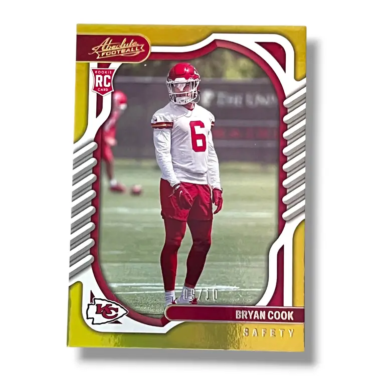 2022 Panini Absolute Bryan Cook RC Spectrum Gold 09/10