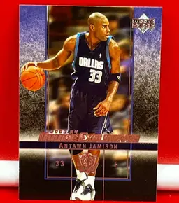 2004 Upper Deck Collector Basketball Trading Card Rookie Mavericks Antawn Jamison #45
