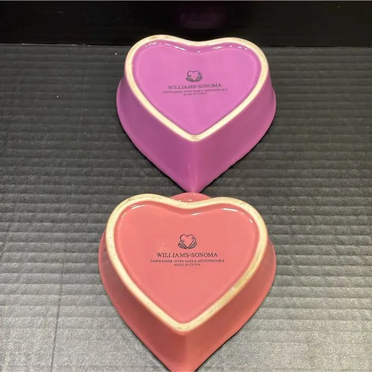 Williams~Sonoma Heart Shaped Ramekins
