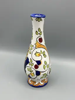 Razeto Chile Colorful Ceramic Vase - 7"