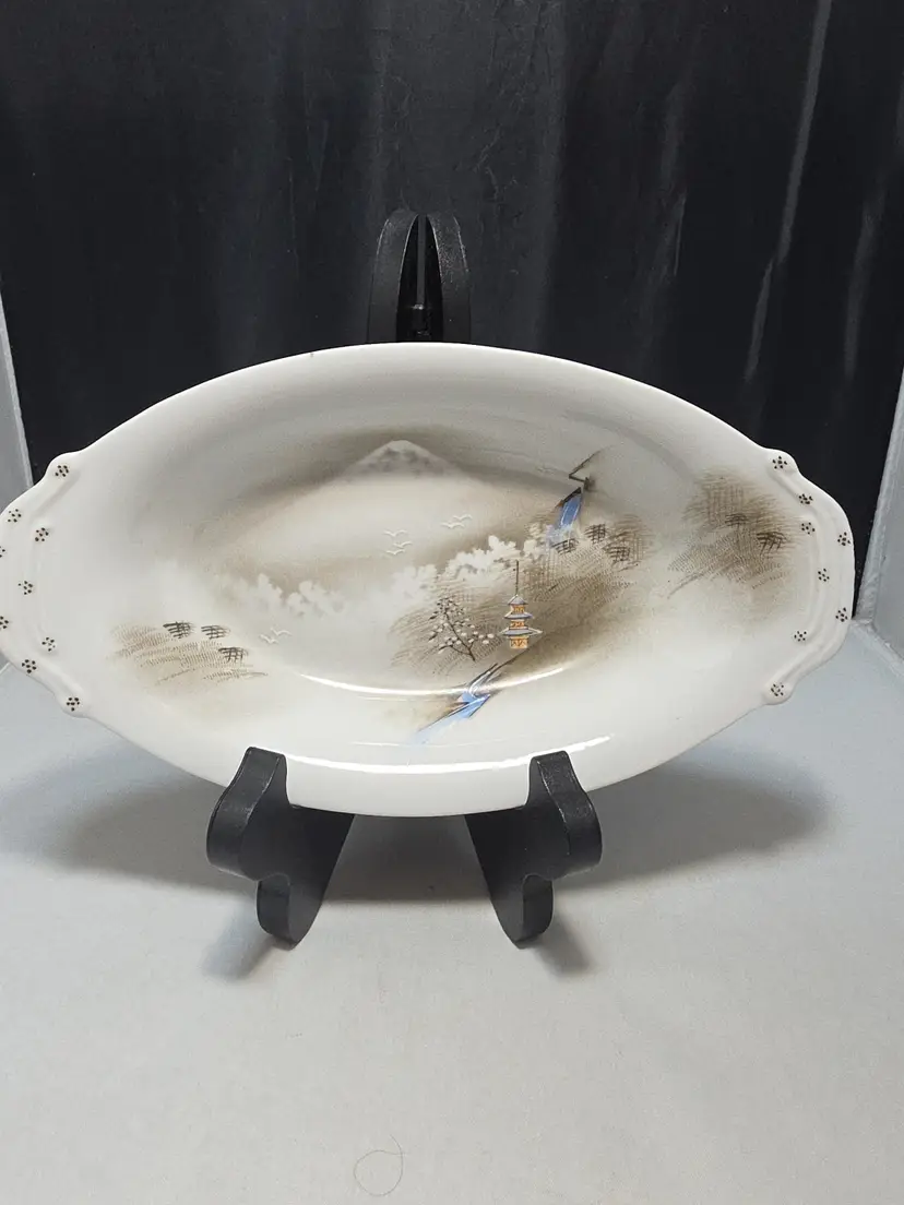 Vintage 1939 Japan Porcelain Dish C.P.R.S.S. Empress of Asia Provenance (JQ)