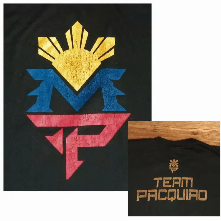 vintage Team Manny Pacquiao t-shirt Boxing Champion