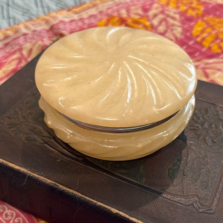 Alabaster Trinket Box