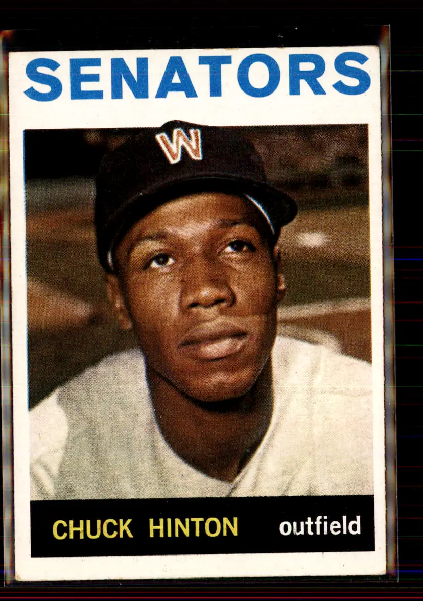 Chuck Hinton 1964 Topps #52 - Washington Senators - (146-113)