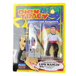 10. Lips Manlis Dick Tracy Figure On Card