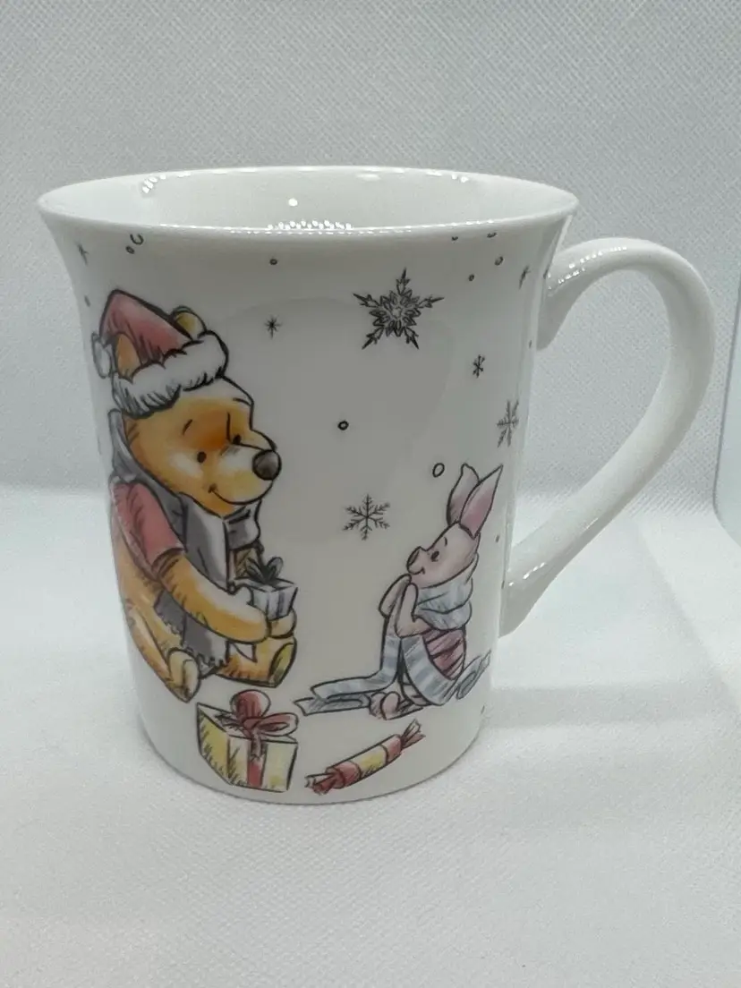 Winnie The Pooh and Piglet Christmas Coffee Mug