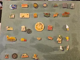 Lot 31 piece Vintage McDonald's Pin Collection 1 of 2