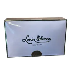 #01 Pink Hinged Metal Tin Candy Box Louis Sherry Truffles  New York