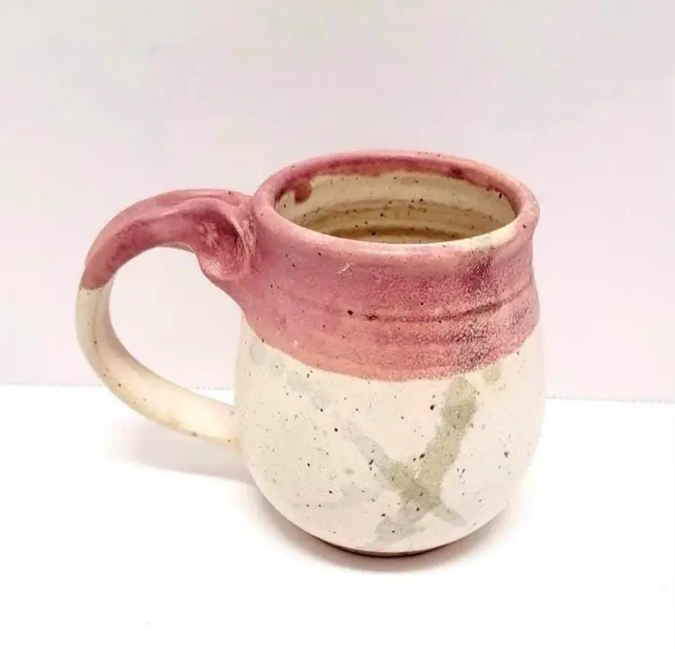 Vintage Studio Art Pottery Hand Thrown Mug/Coffee Mug/Tea Mug/Pottery Mug/Artist Signed/Vintage Pottery/1996