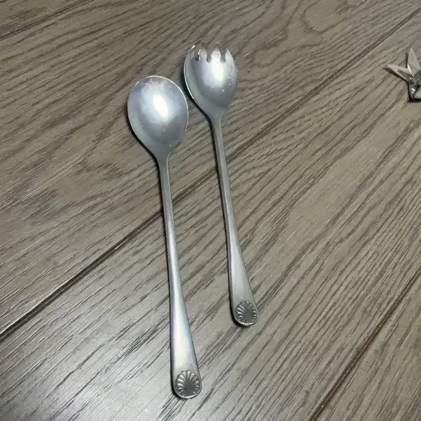 W.A. Italy Silverplate Shell Pattern Serving Set