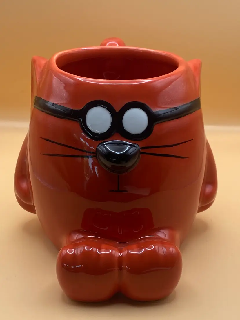 Vintage Catbert Dilbert Comic Sculpted Cat Coffee Mug by Treasure Craft