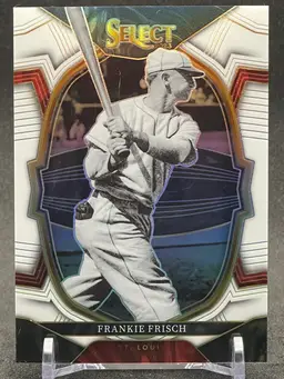 2023 Panini Select - Concourse Frankie Frisch #12 White Prizm /149