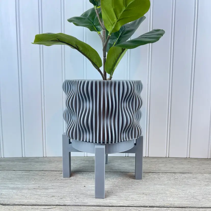 Indoor Planter Pot, The Muxel Planter Pot, Flower Pot, Houseplants, 3D Printed, Eco-friendly