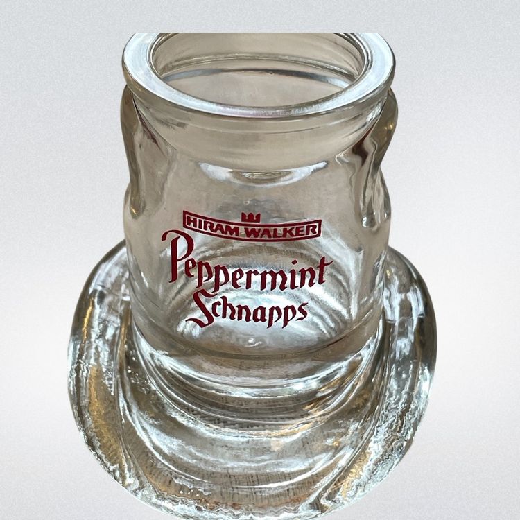 Shot Glasses Vintage 1997 Hiram Walker Peppermint Schnapps Cowboy Hats