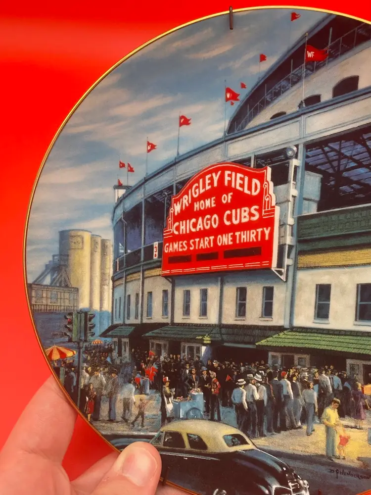 MLB Chicago Cubs Wrigley Field: The Friendly Confines Collector's Plate - 1993
