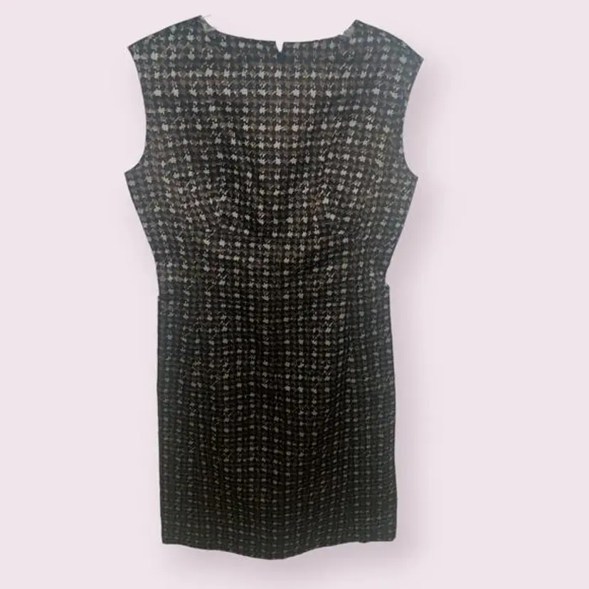 Vintage 1960s Christian Dior Check Shift Dress in EUC