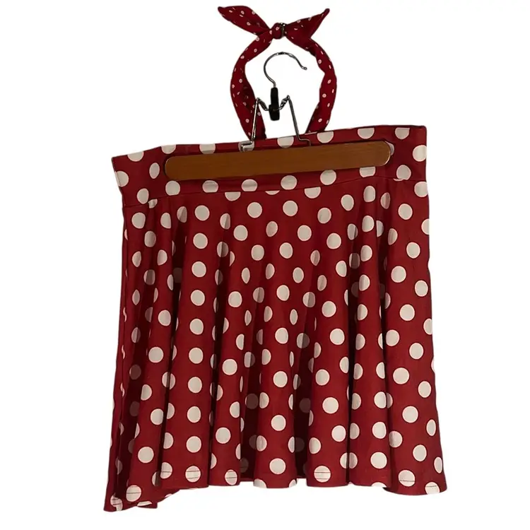 M/L Polka Dot Skirt & Headband