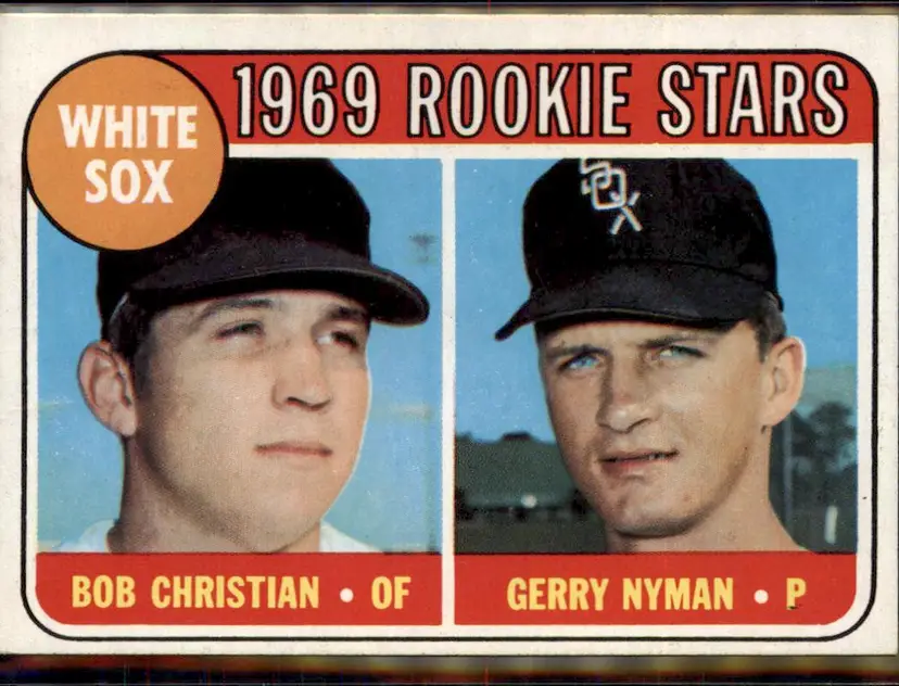 1969 Topps #173 White Sox 1969 Rookie Stars (Christian / Nyman) RS, RC - ( pk3 ) - Chicago White Sox