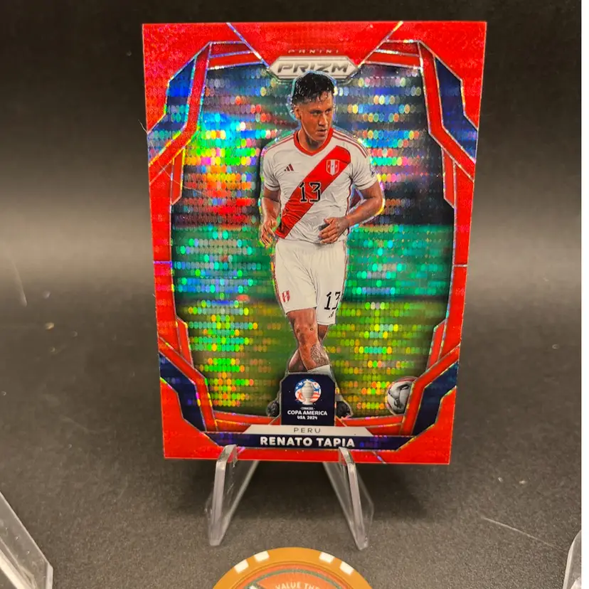Renato Tapia Red Pulsar /125 2024 Copa America Prizm Peru