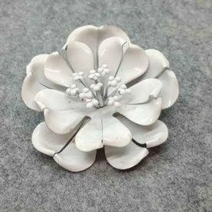 Vintage white Brooch