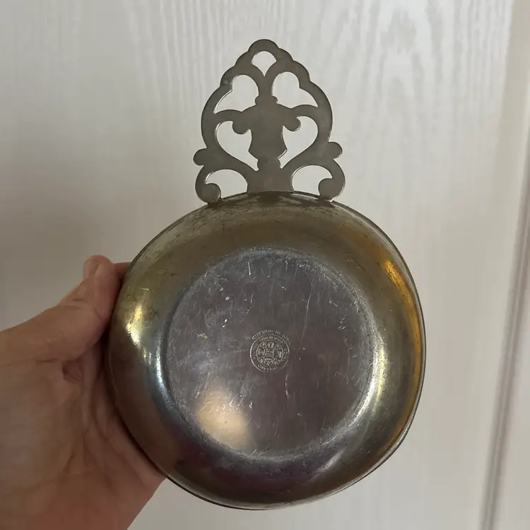Vintage KMD Royal Holland Pewter Porringer Bowl Dish
