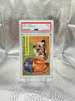 Eddie Robinson 1956 Topps New York Yankees PSA 5