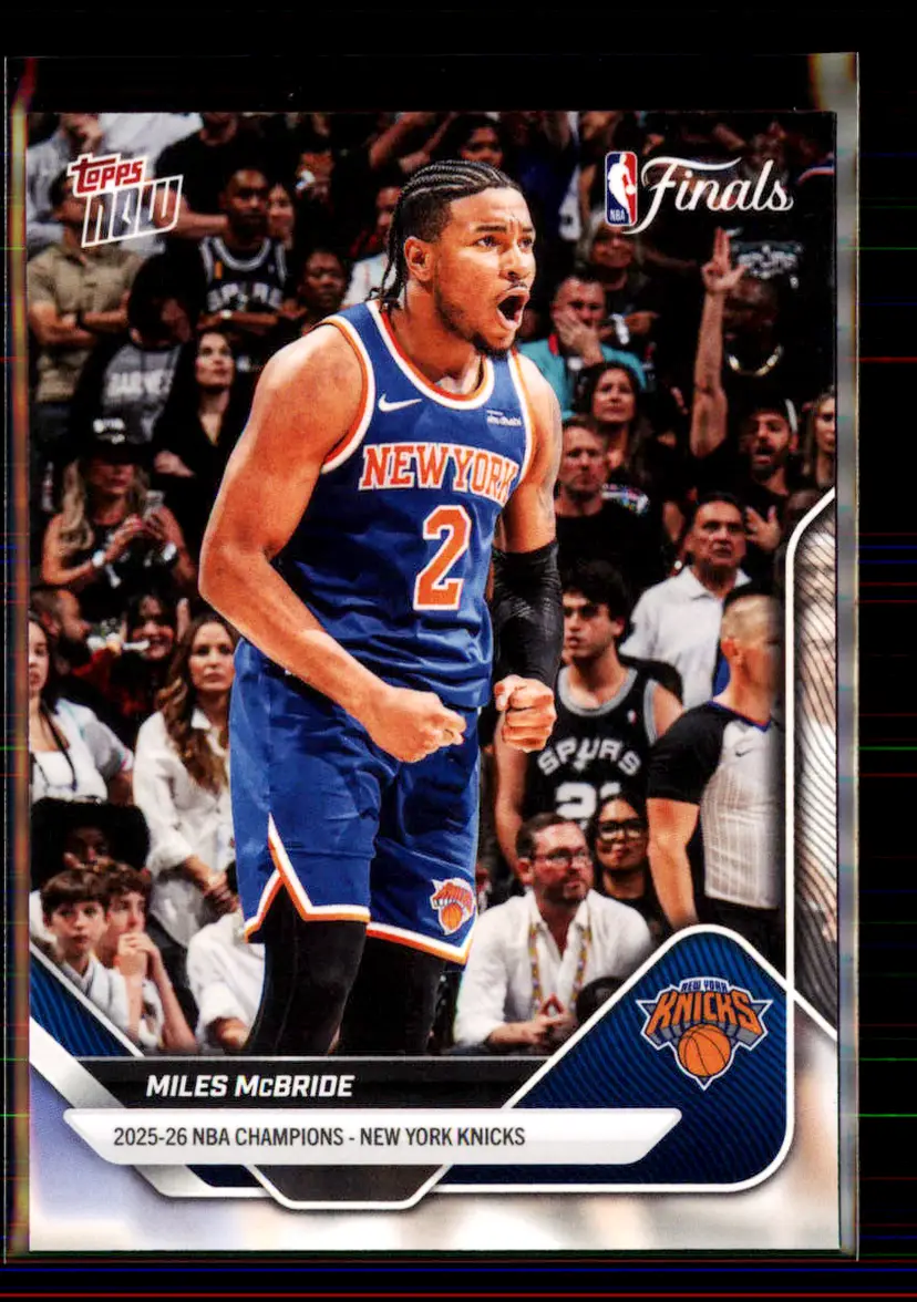 Miles Mcbride 2026 Topps Now NBA Champions New York Knicks #C7 - New York Knicks - (2-118)