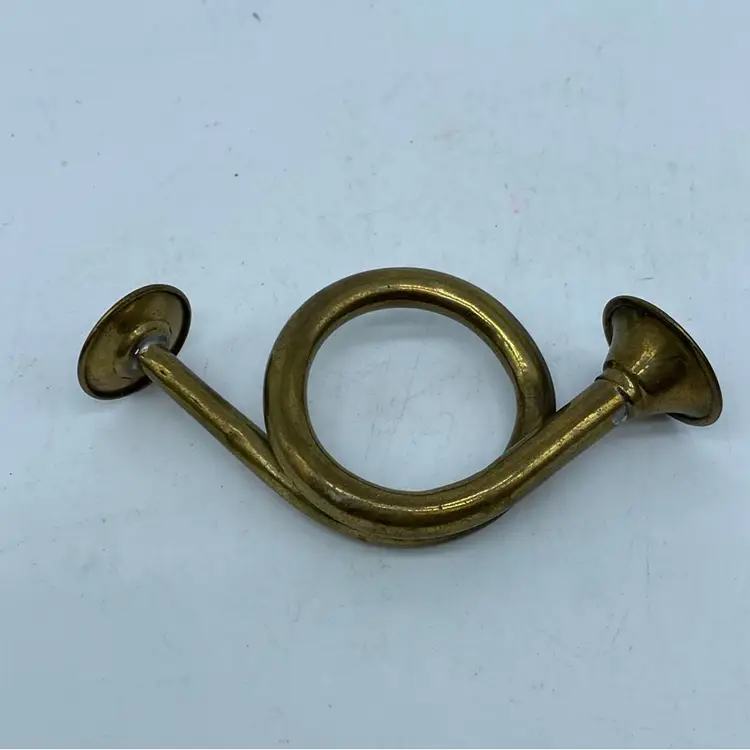 #1835 Miniature Brass Bugle Ornament