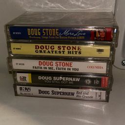 Lot Of 5 Sealed, Cassette Tapes, See Pictures And Description