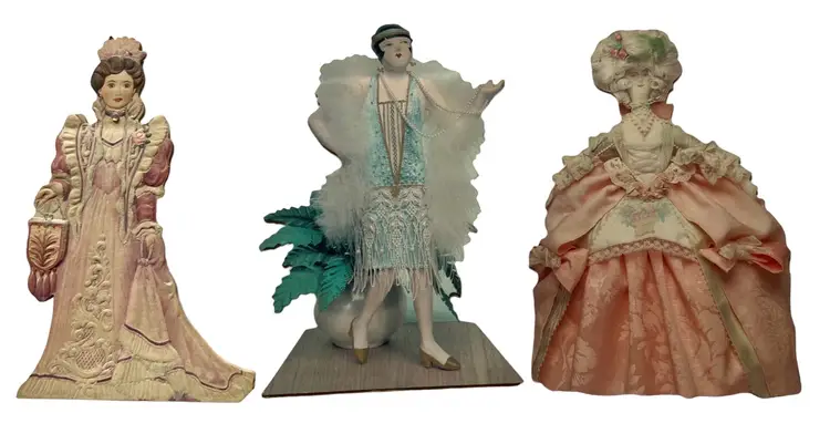 Mademoiselle Violette, Babs, The Princess Vintage Unused Hallmark Cards