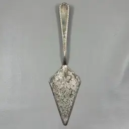 Vintage Antique Cake Serving Knife Silverplated Wedding Cake Server Italy